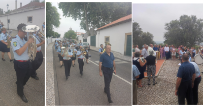 ATALAIA CELEBRA A PADROEIRA AO SOM DA BANDA DOS BOMBEIROS