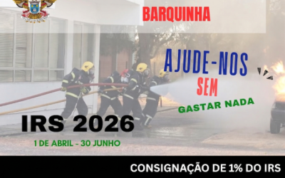 IRS 2026 | Ajude os bombeiros sem gastar um cêntimo